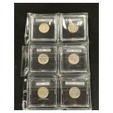 (6) Buffalo Nickels, 1914-1915