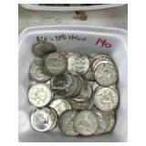 $20.00 in 90% Silver Halves