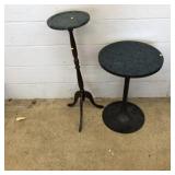(2) Circular Stands