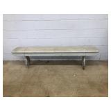 Vtg. Mortise Leg Bench