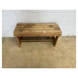 Slatted Seat Bench