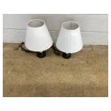 (2) Small Lamps
