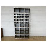 Vtg. Painted Hardware Bin