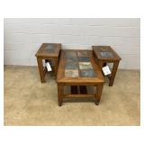 Ashley Tile Top 3 Pc. Coffee & End Table Set