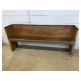 Vtg. Grain Painted Bench