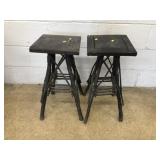 (2) Adirondack Plant Stands