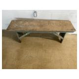 Vtg. Wooden Bench