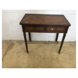 Mahogany 2-drawer Dresser Table