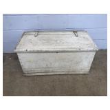 Vtg. Wooden Storage Box