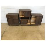 (4) Vtg. Cabinets