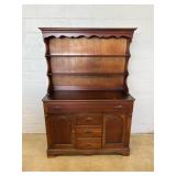 Cherry 2 Pc. Open Step Back Cupboard