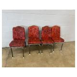 (4) 1960s Chrome Dinette Chairs