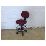 Rolling Adjustable Height Side Chair