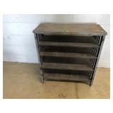 Primitive Wooden Bookshelf