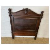 Vtg. Mahogany Single Headboard
