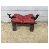 Leather Cushion Camel Tool