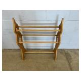 Oak Modern Quilt Rack