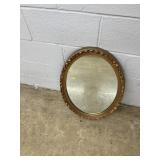 Plastic Gilt Framed Mirror