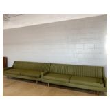 (2) Mid Century Upholstered Sofas