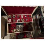 Jewelry Box w/ Costume Jewelry