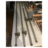 (4) 50" Vtg. Bar Clamps
