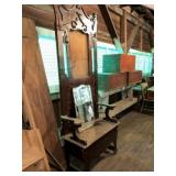 Mahogany Antique Hall Bench