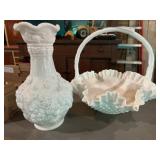 (2) Pcs of Milk Glass