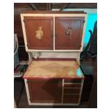 Vtg. Hoosier Kitchen Cabinet