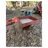 Metal Dump Garden Cart