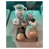 Ceramic Nut Form Bowls, Pfaltzgraff Pottery