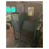 Vtg. Oak Arts & Crafts Side by Side Desk