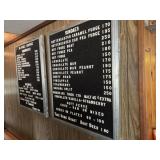 (2) Vtg. Menu Boards