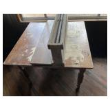 Antique Square Oak Extension Table