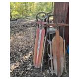 (2) Lightning Guider Metal Runner Sleds