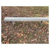 Vtg. Wooden Painted Bench