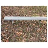Vtg. Wooden Painted Bench