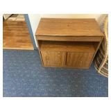 Simulated Wood Television Stand