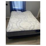Full Size Serta Mattress, Boxspring and Bed Frame