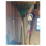 Pick Axe, Shovels, Rake