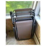 (2) Folding Lounge Chairs