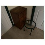 4 Drawer Chest with Small Patio Table