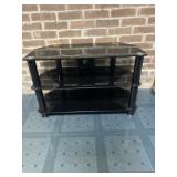 Glass Top Television Stand