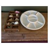 Lazy Susan with Wall Shelf
