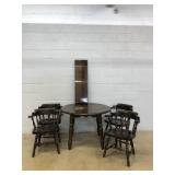 5 Pc. Pine Circular Dinette Set