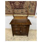 Vtg. Oak Wash Stand