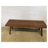 Custom Made Slab Wood Rectangular Table