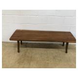 Custom Made Slab Wood Rectangular Table