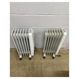 (2) DeLonghi Rolling Electric Heaters