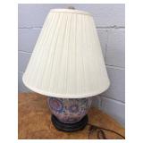 Porcelain Floral Table Lamp