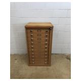 10-drawer Modern Lock-side Storage Cabinet